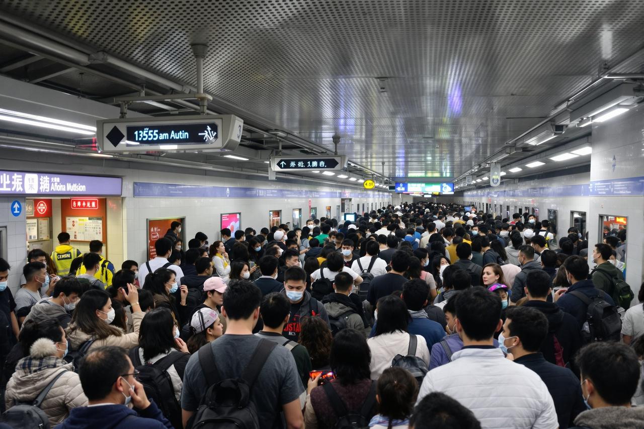 某城市地铁站突发大规模停运,数千名乘客被困,官方回应来了